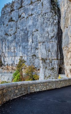 landscape of vercors in france view of combe laval, col del la machine