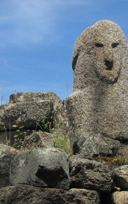 corsica. the statue of filitosa