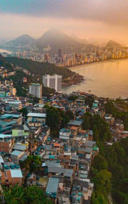 morro do vidigal ipanema rio de janeiro leblon brasil praia beac