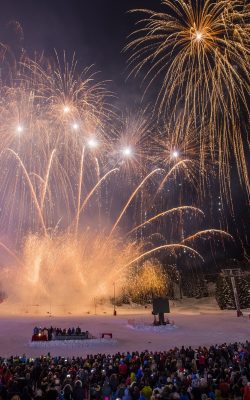 courchevel fireworks show