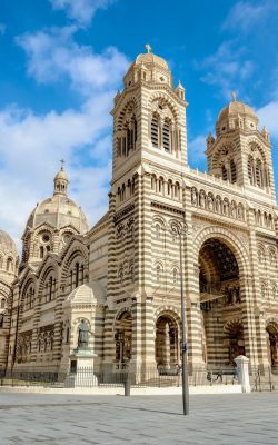 marseille cathedral. cathedrale sainte marie majeure. marseille