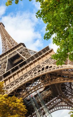 tour eiffel in paris, low angle view